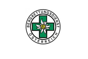 Logo Bergrettungsdienst Österreich mit Edelweiß