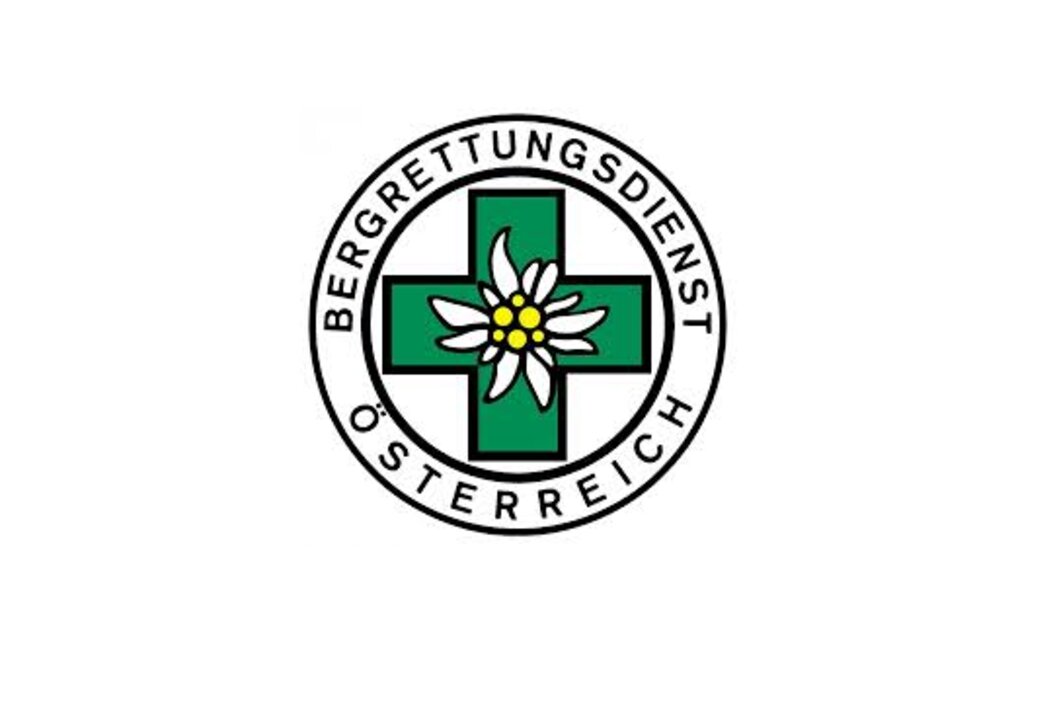 Logo Bergrettungsdienst Österreich mit Edelweiß