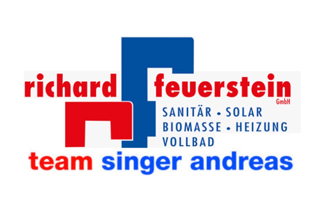 Logo Richard Feuerstein Sanitary Solar Biomass Heating Full Bath Team Singer Andreas