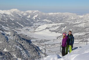 Winterwanderung auf der Höh