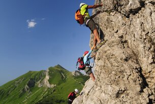 Alpinklettern, Hochtouren, Klettersteige