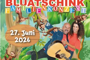 Familienkonzert mit Bluatschink – „Affenstarke Lieder“