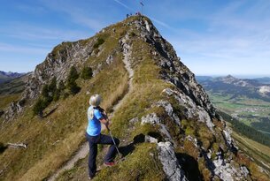 Krinnenspitze über den Enziansteig