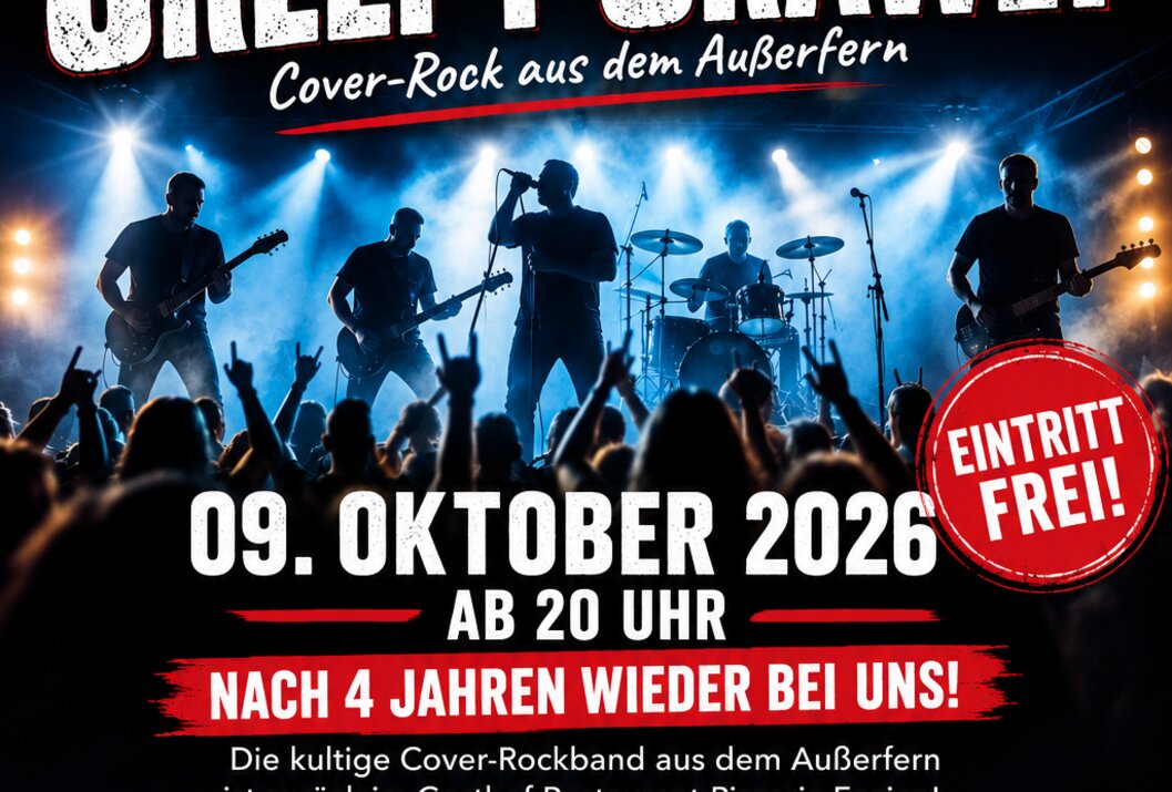 Live Konzert mit „Creepy Crawly“
